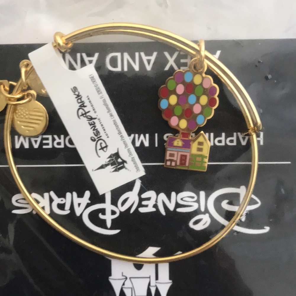 Brand new Disney Alex & Ani Bracelet feat UP balloon house